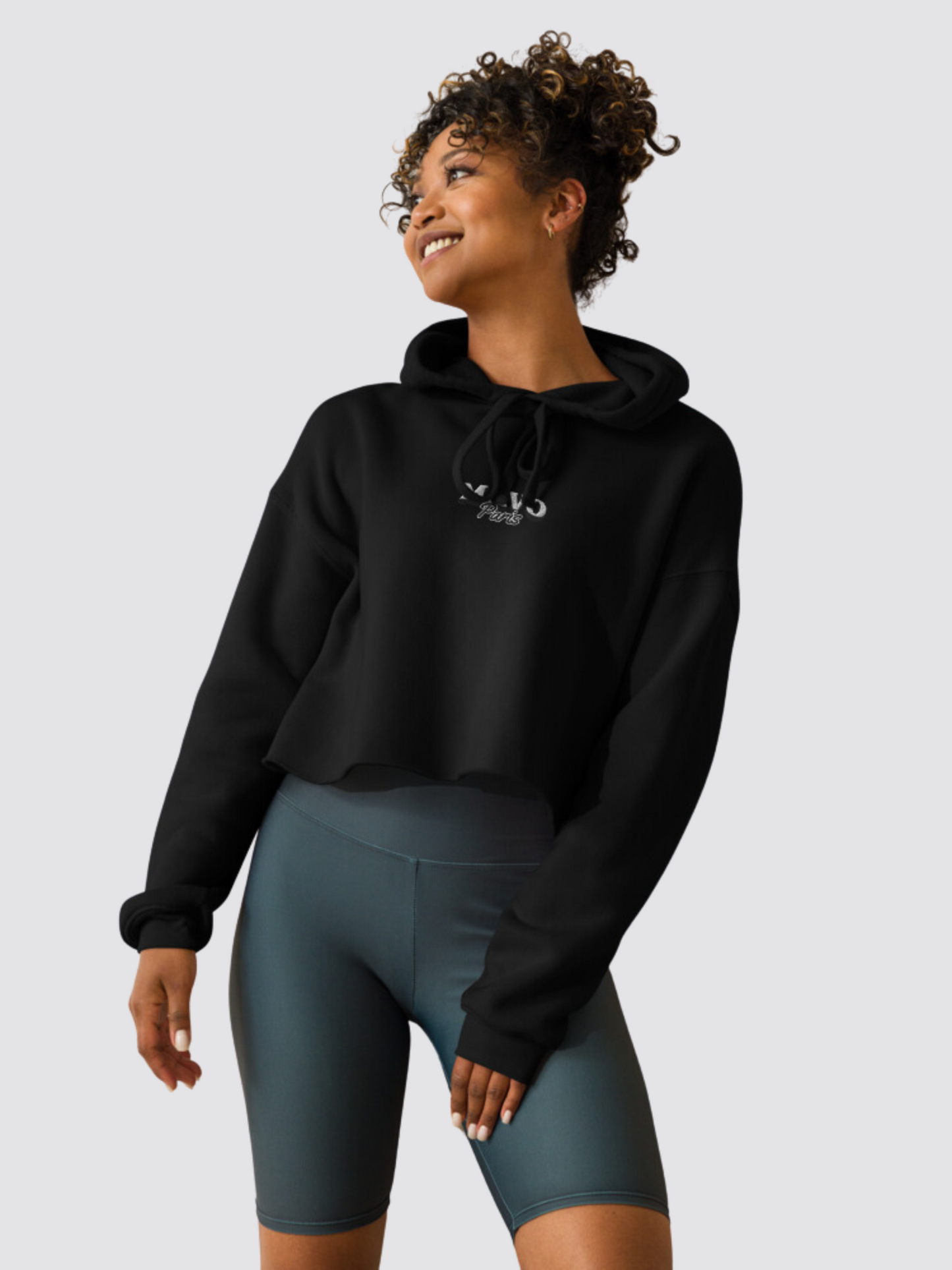 Mavo Paris Women Crop Hoodie