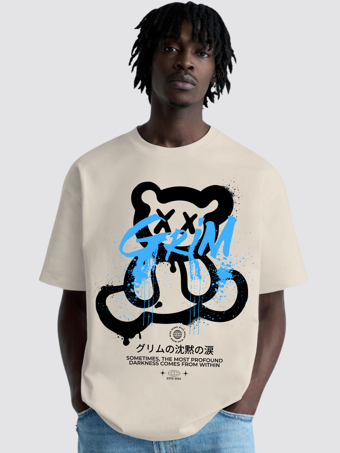 Grim Play More Heavy Oversized T-Shirt