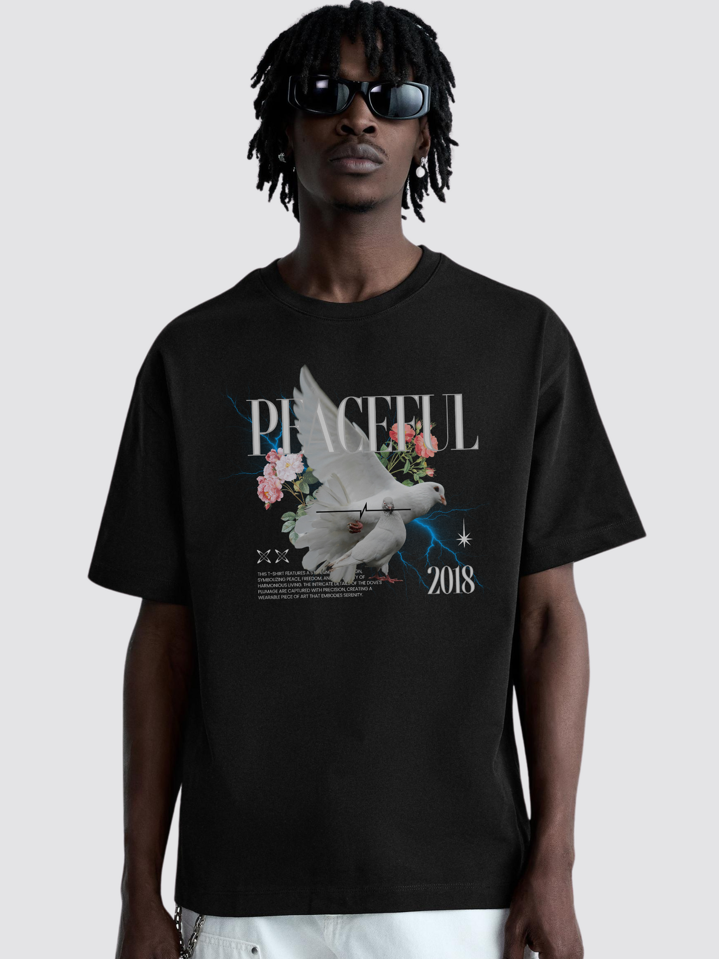 Peaceful Heavy Oversized T-Shirt