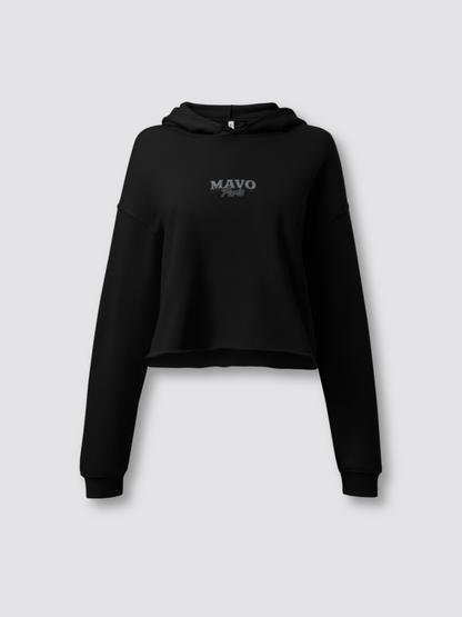 Mavo Paris Women Crop Hoodie