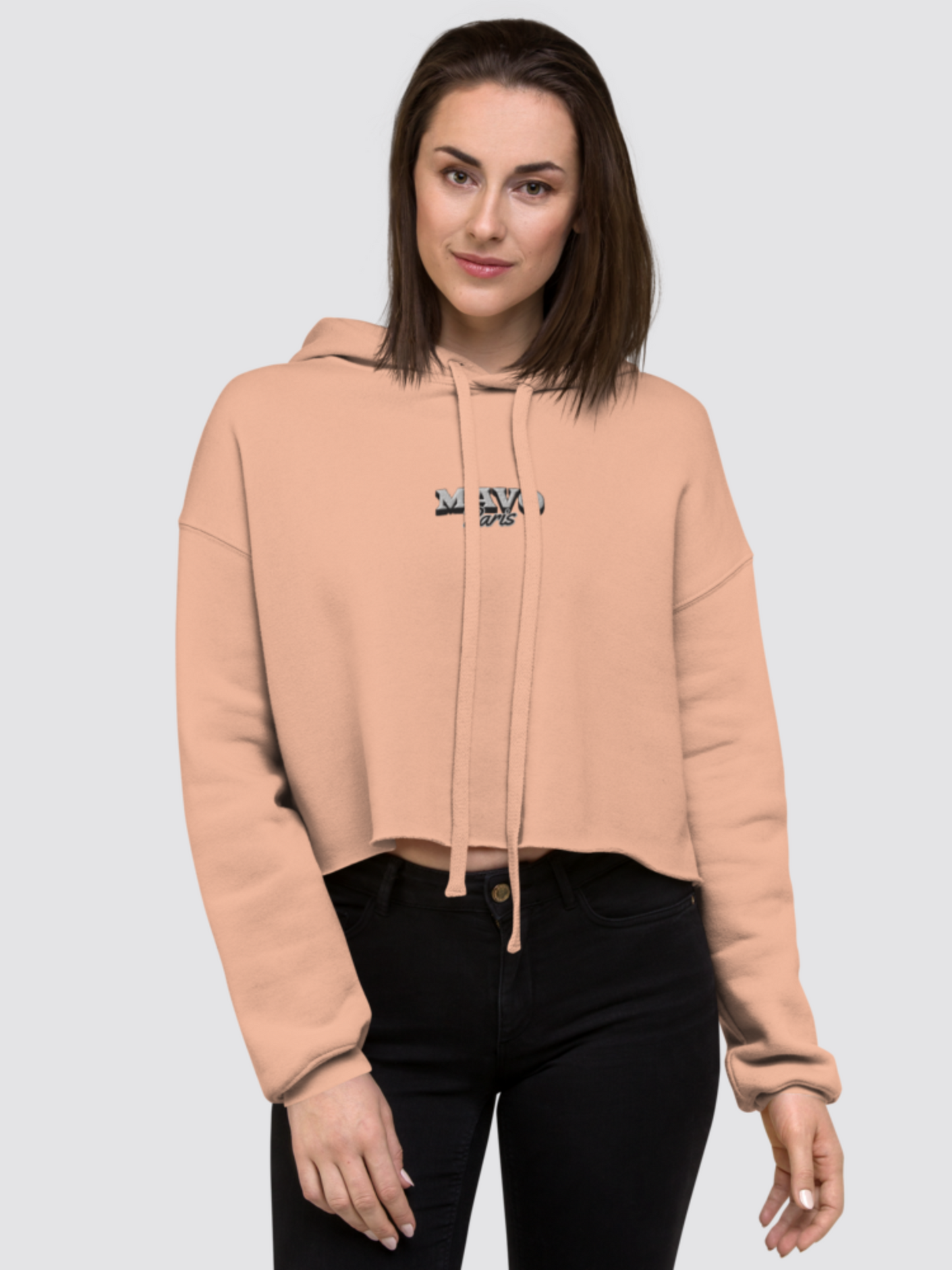 Mavo Paris Women Crop Hoodie