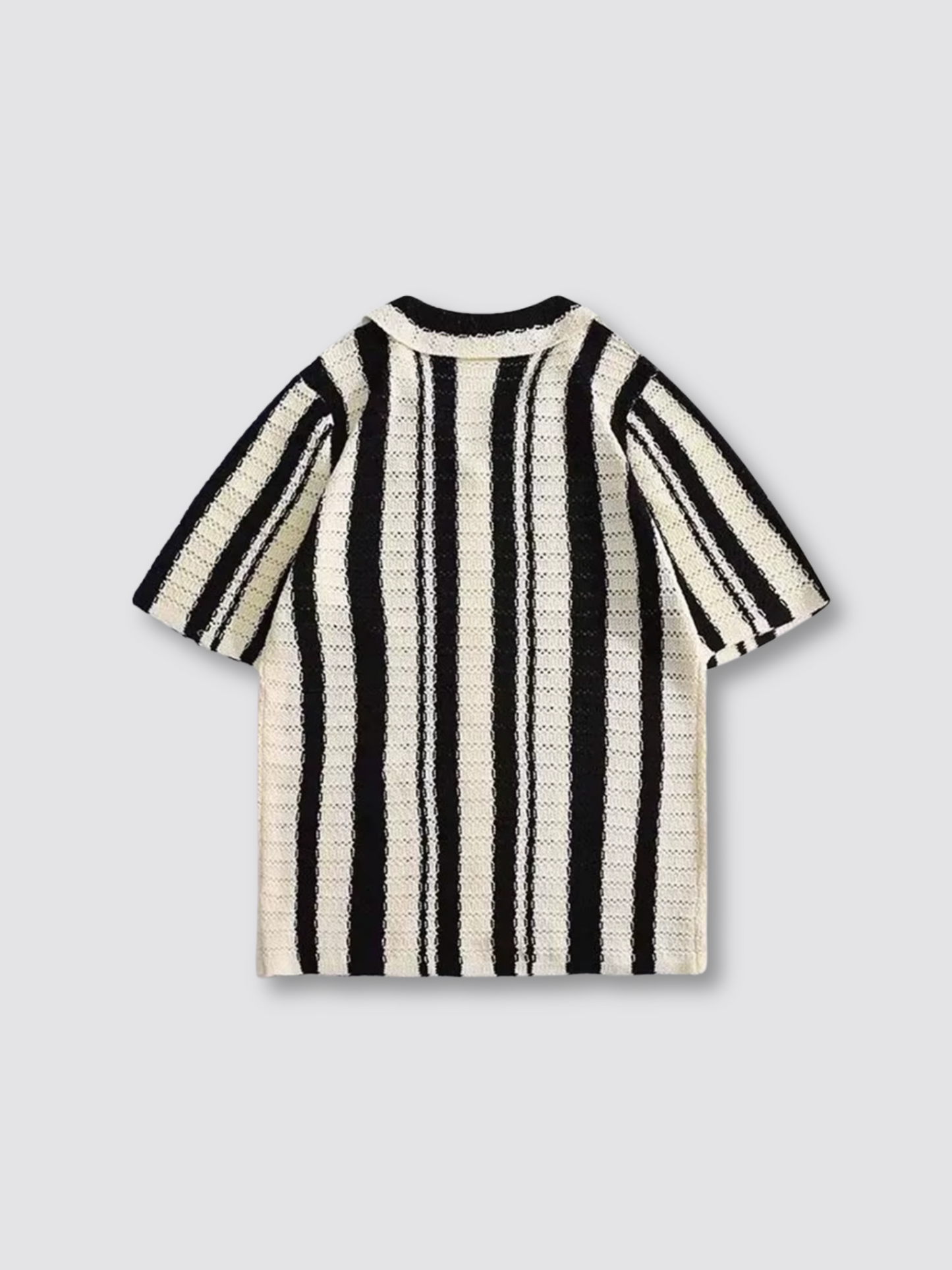 Vintage Striped Knitted Shirt