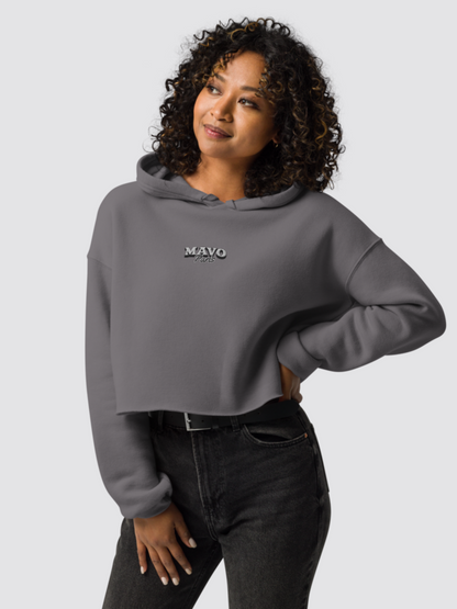 Mavo Paris Women Crop Hoodie