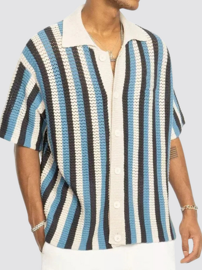 Mavo Knitted Striped Shirt