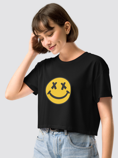 Smiley Women’s crop top