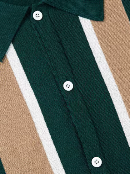 Mavo Knitted Polo Shirt