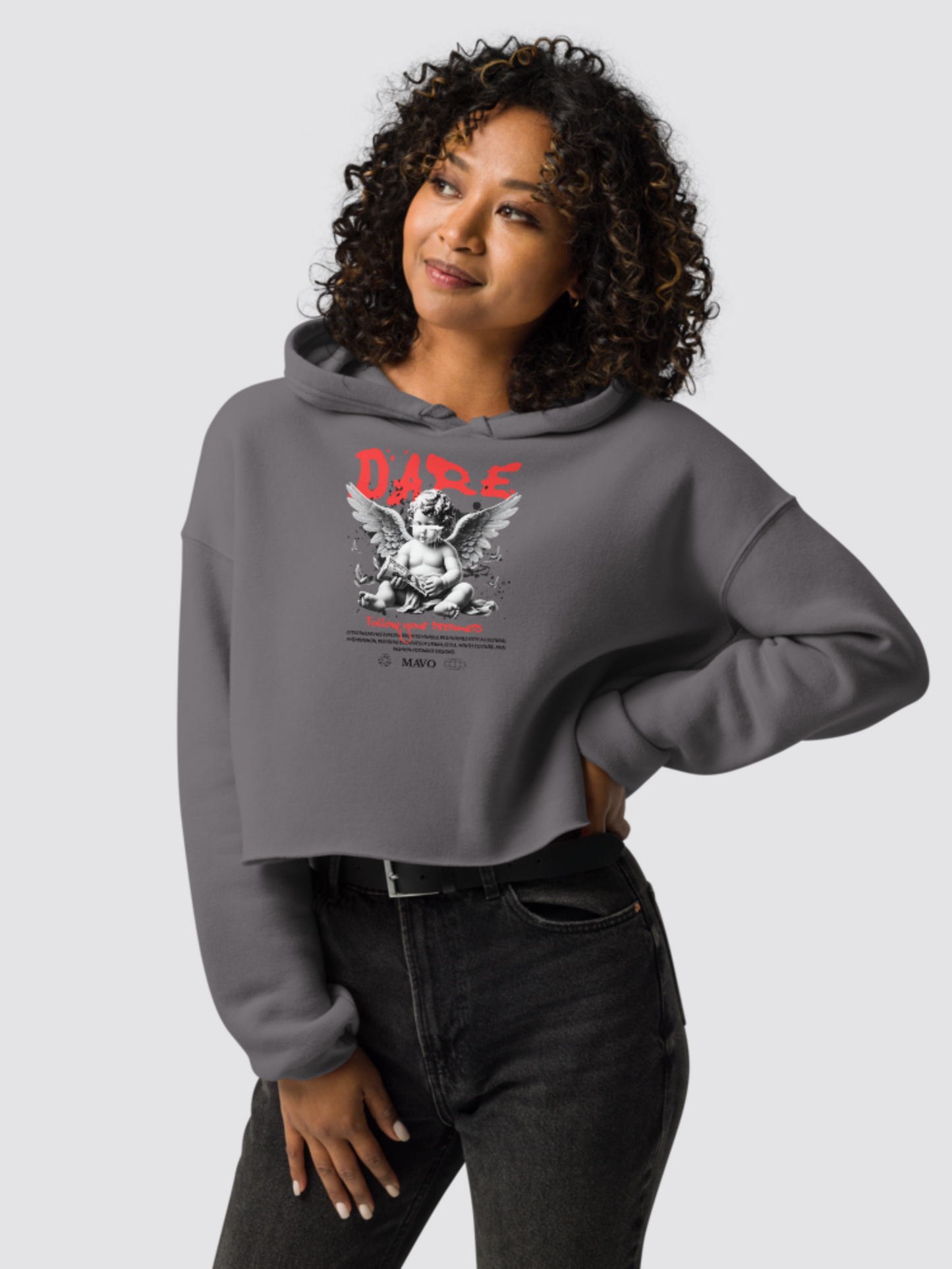 Dare Women Crop Hoodie