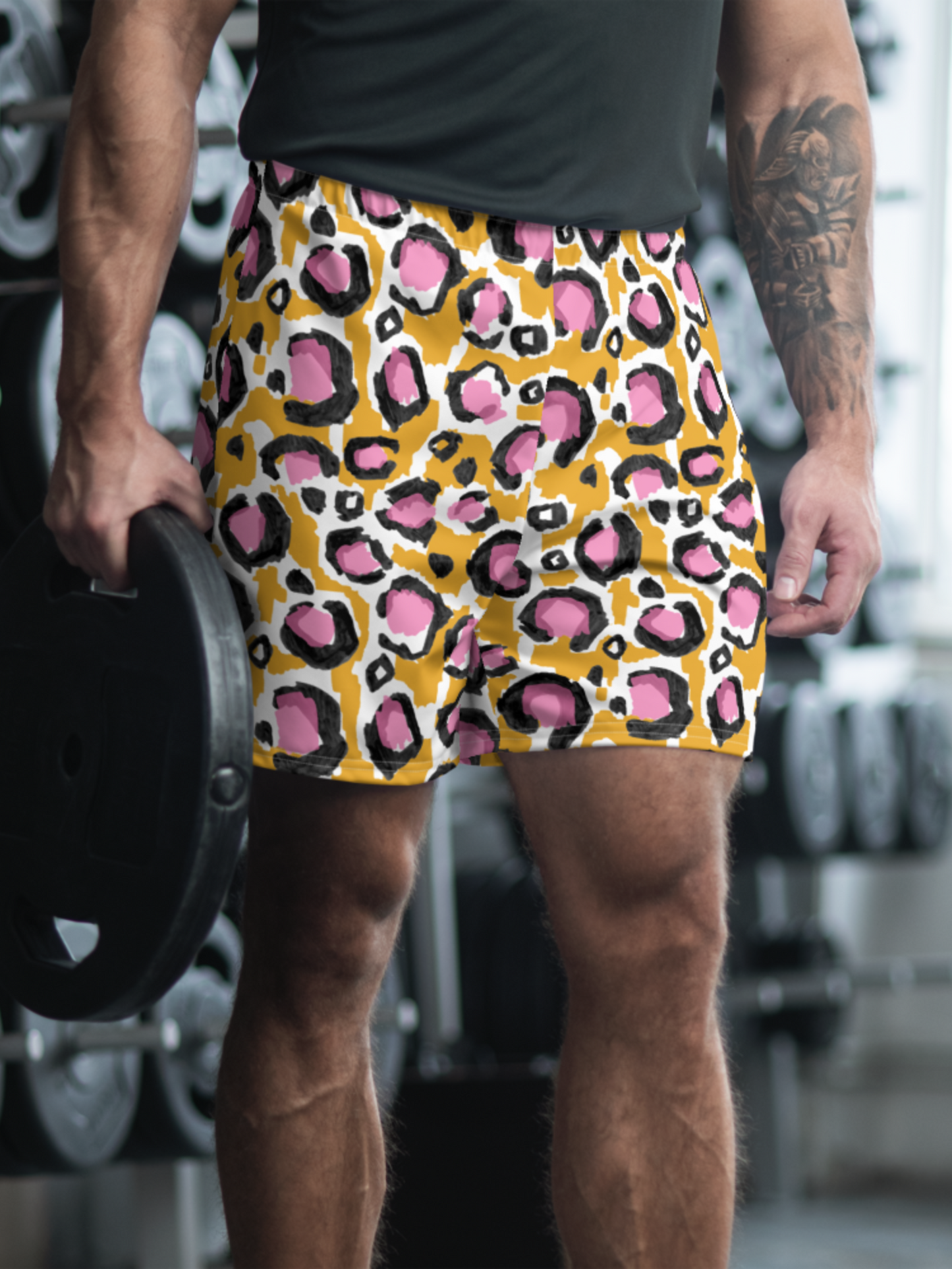 Leopard Athletic Shorts