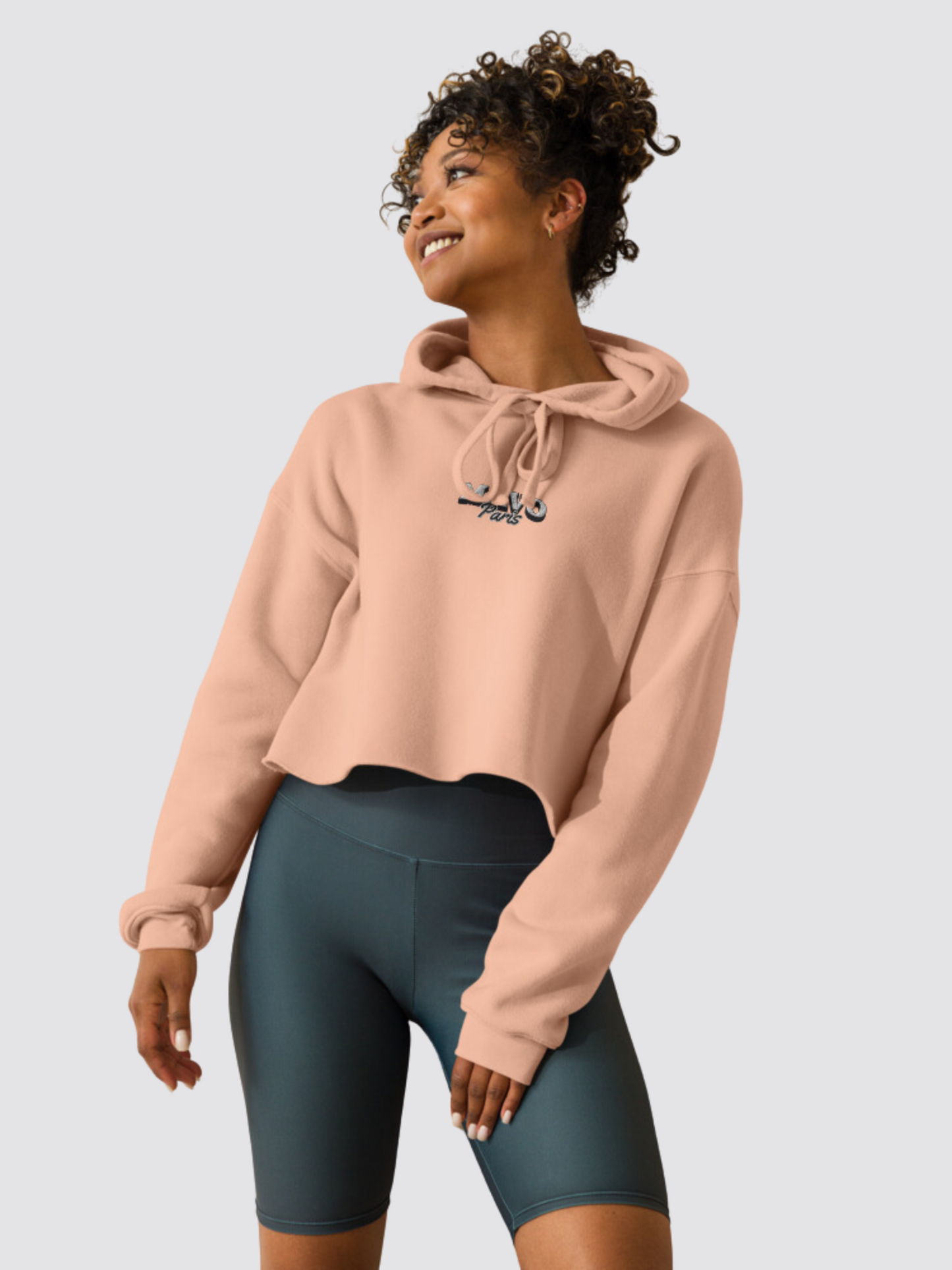 Mavo Paris Women Crop Hoodie