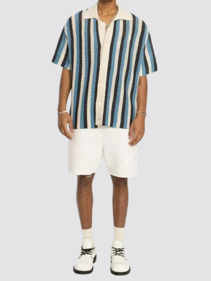 Mavo Knitted Striped Shirt