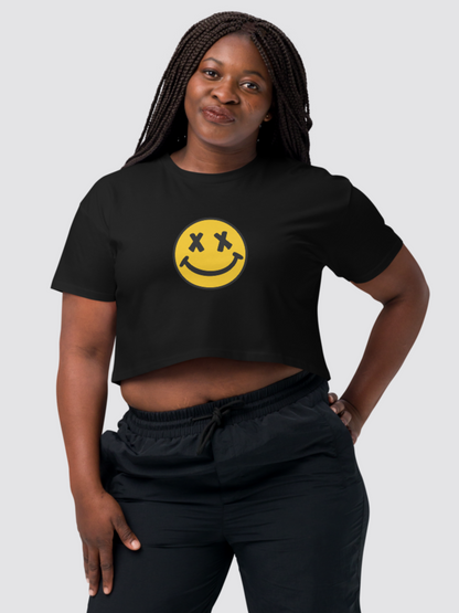 Smiley Women’s crop top