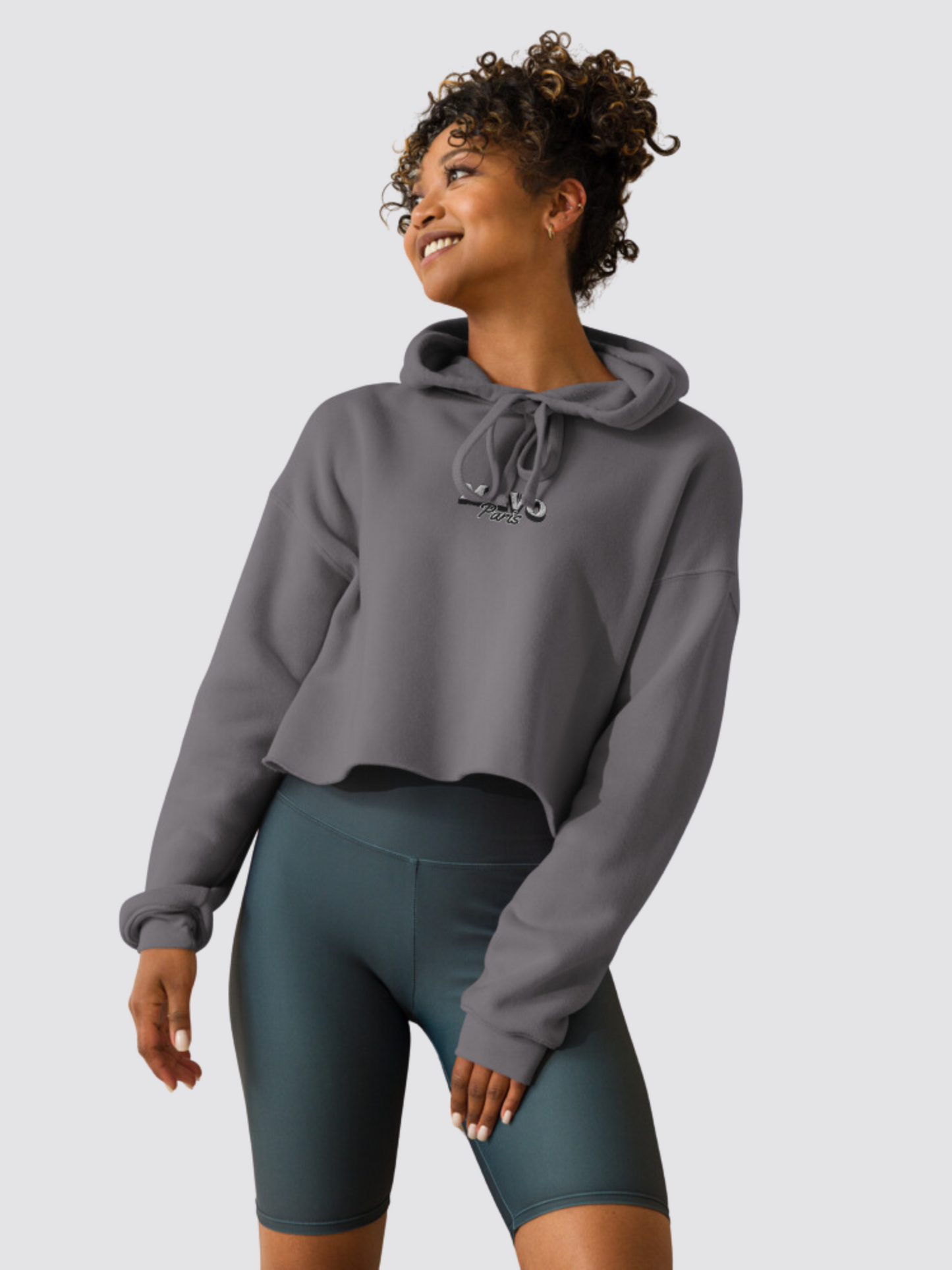 Mavo Paris Women Crop Hoodie