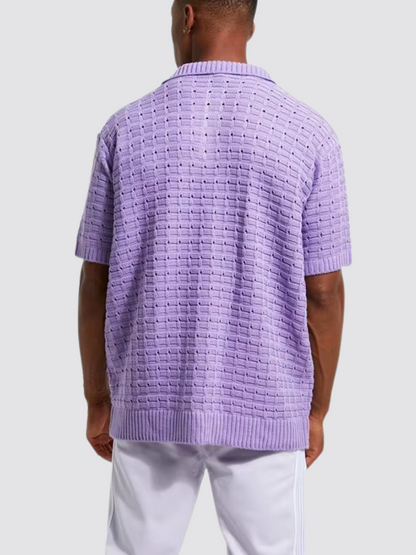 Spring Knitted Polo Shirt