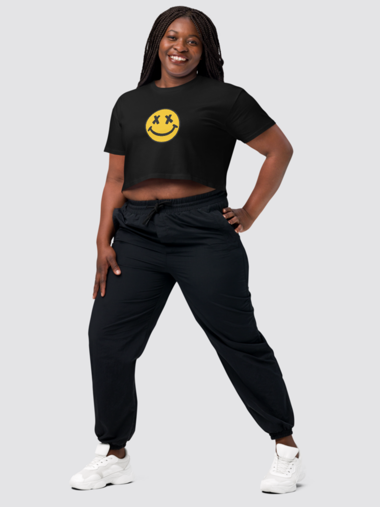 Smiley Women’s crop top