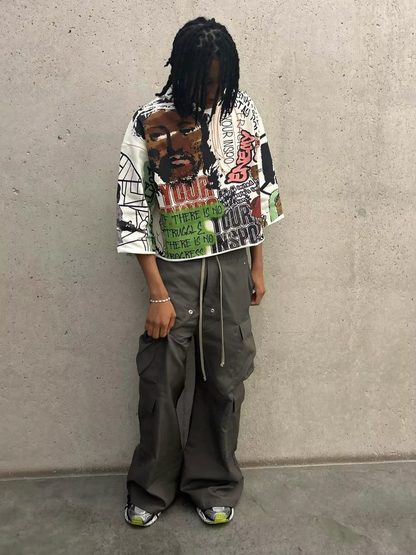 Y2K Graffiti Oversized T-Shirt