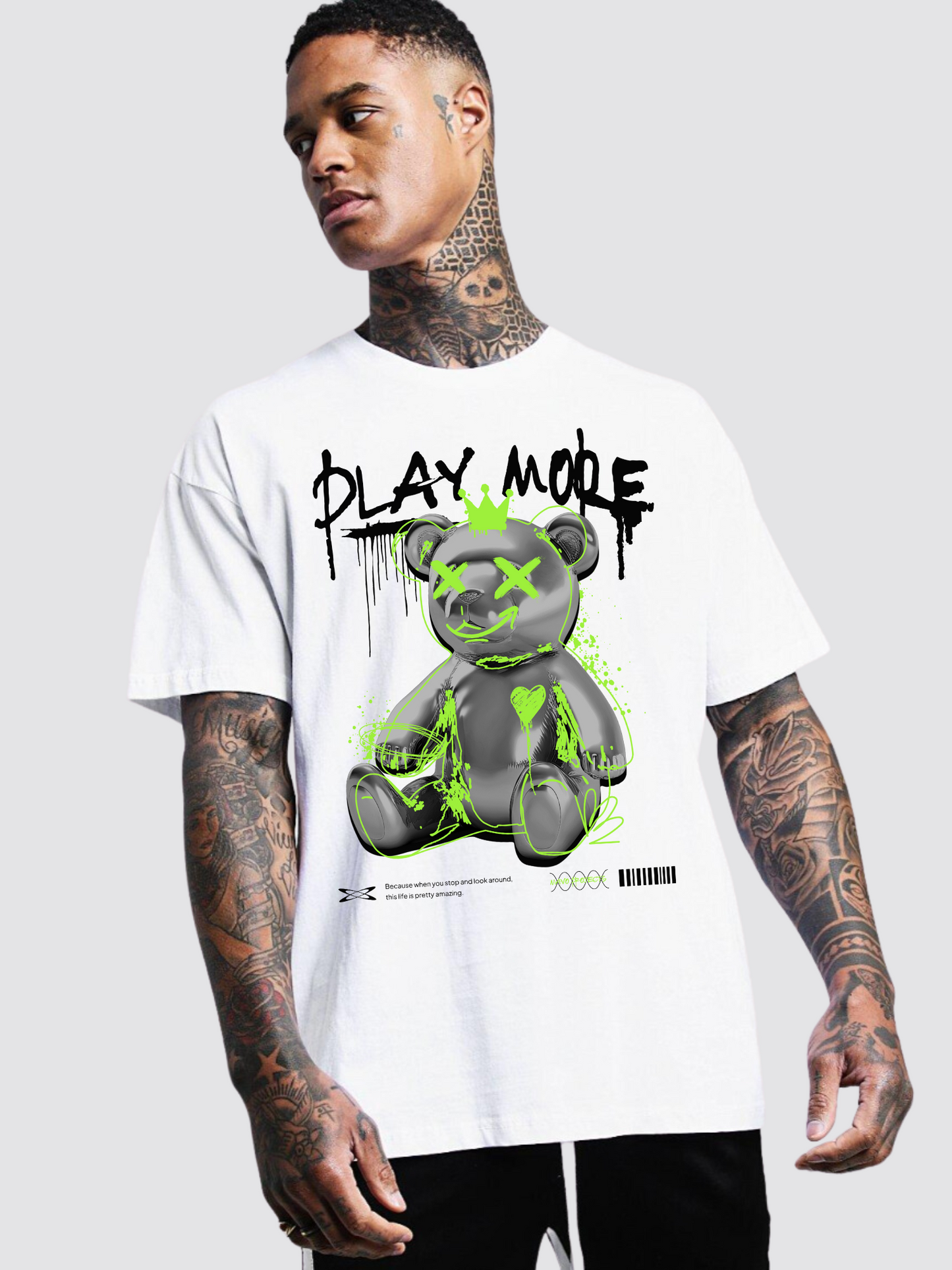 Play More Heavy Oversized T-Shirt