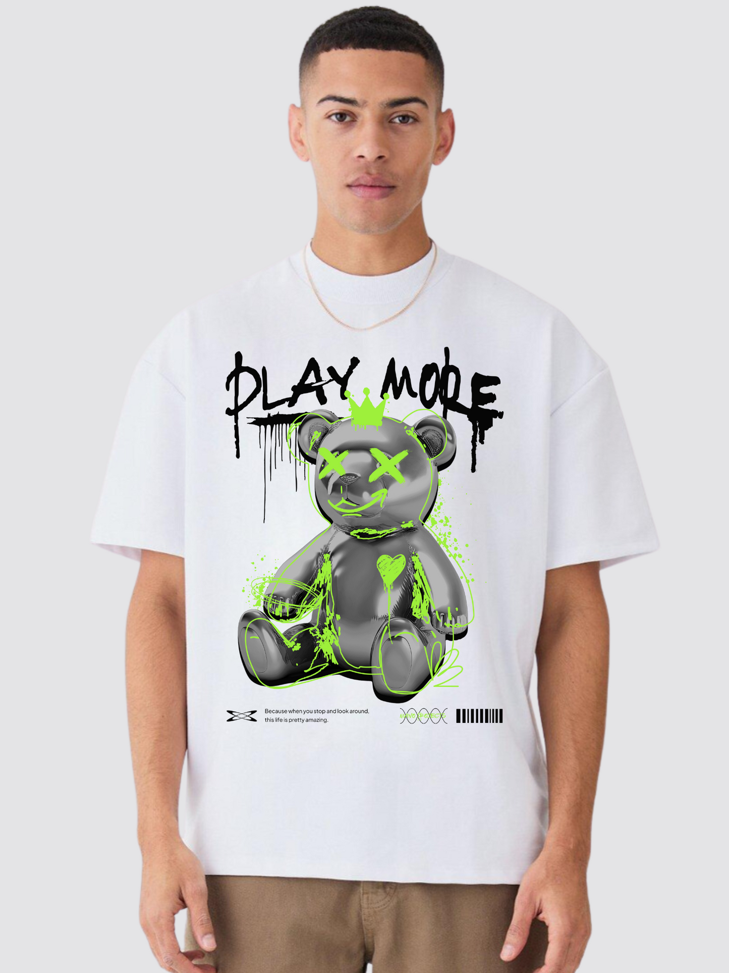 Play More Heavy Oversized T-Shirt