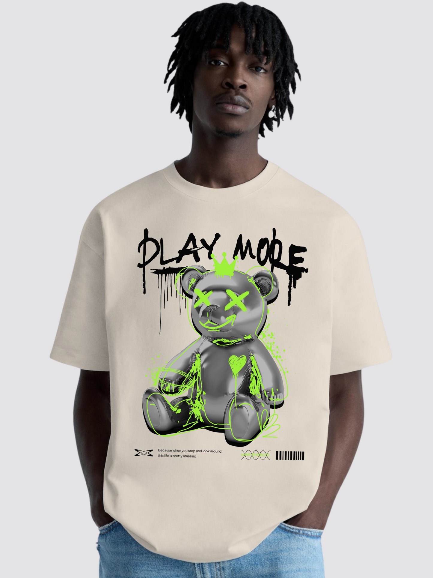 Play More Heavy Oversized T-Shirt