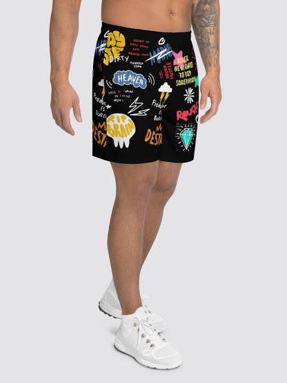 Mavo Graphic Athletic Shorts