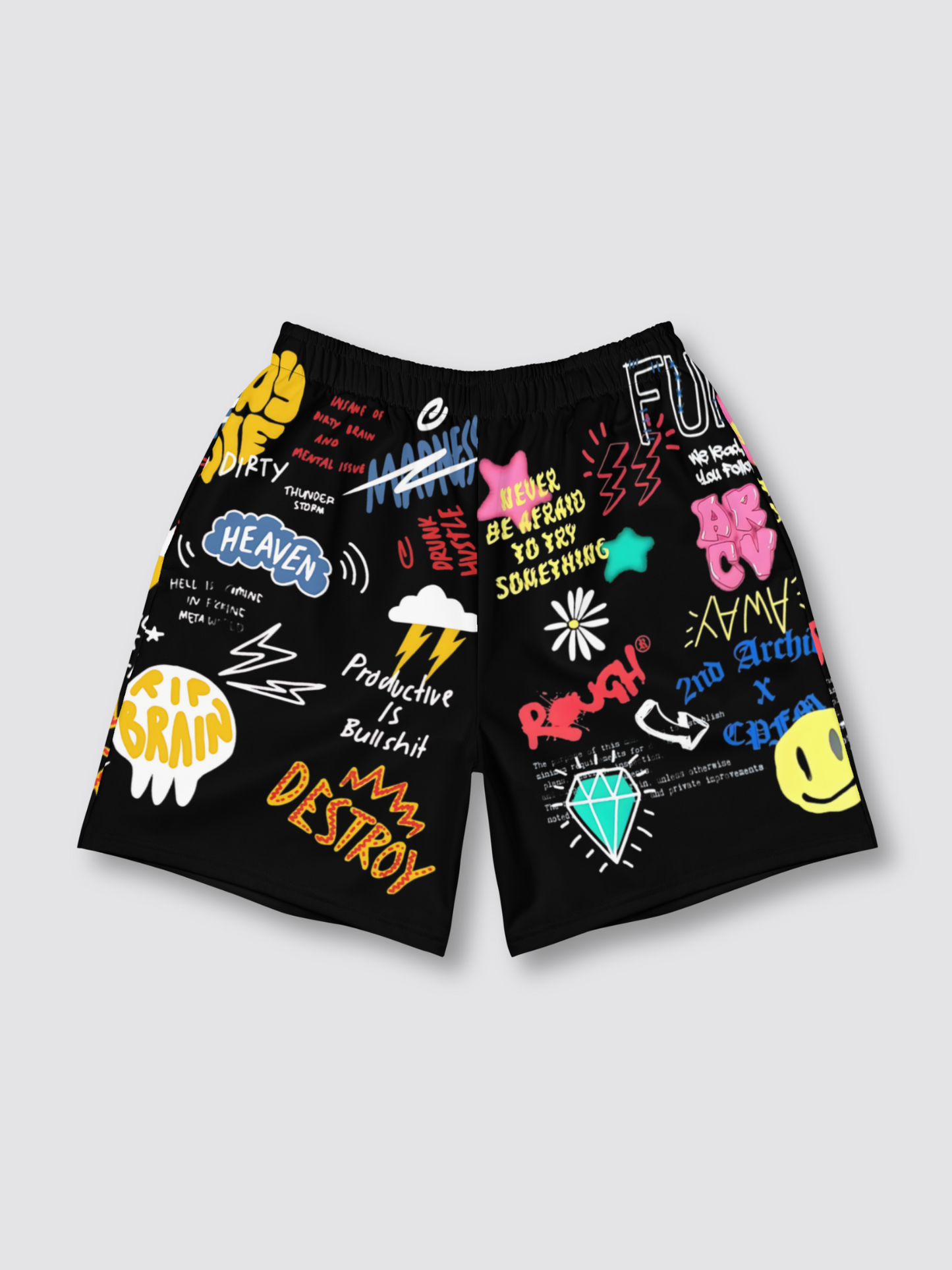 Mavo Graphic Athletic Shorts