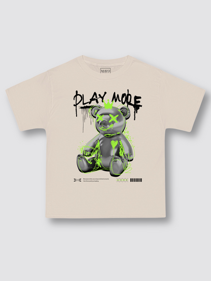 Play More Heavy Oversized T-Shirt