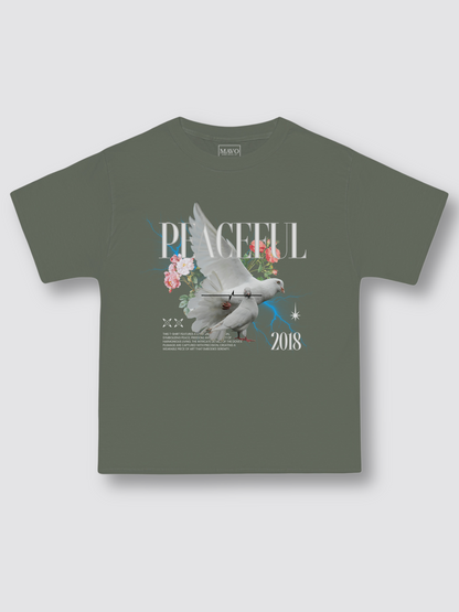 Peaceful Heavy Oversized T-Shirt