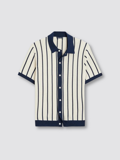 Knitted Striped Shirt