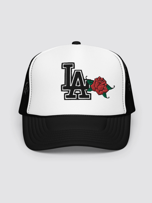 LA Rose Foam trucker hat