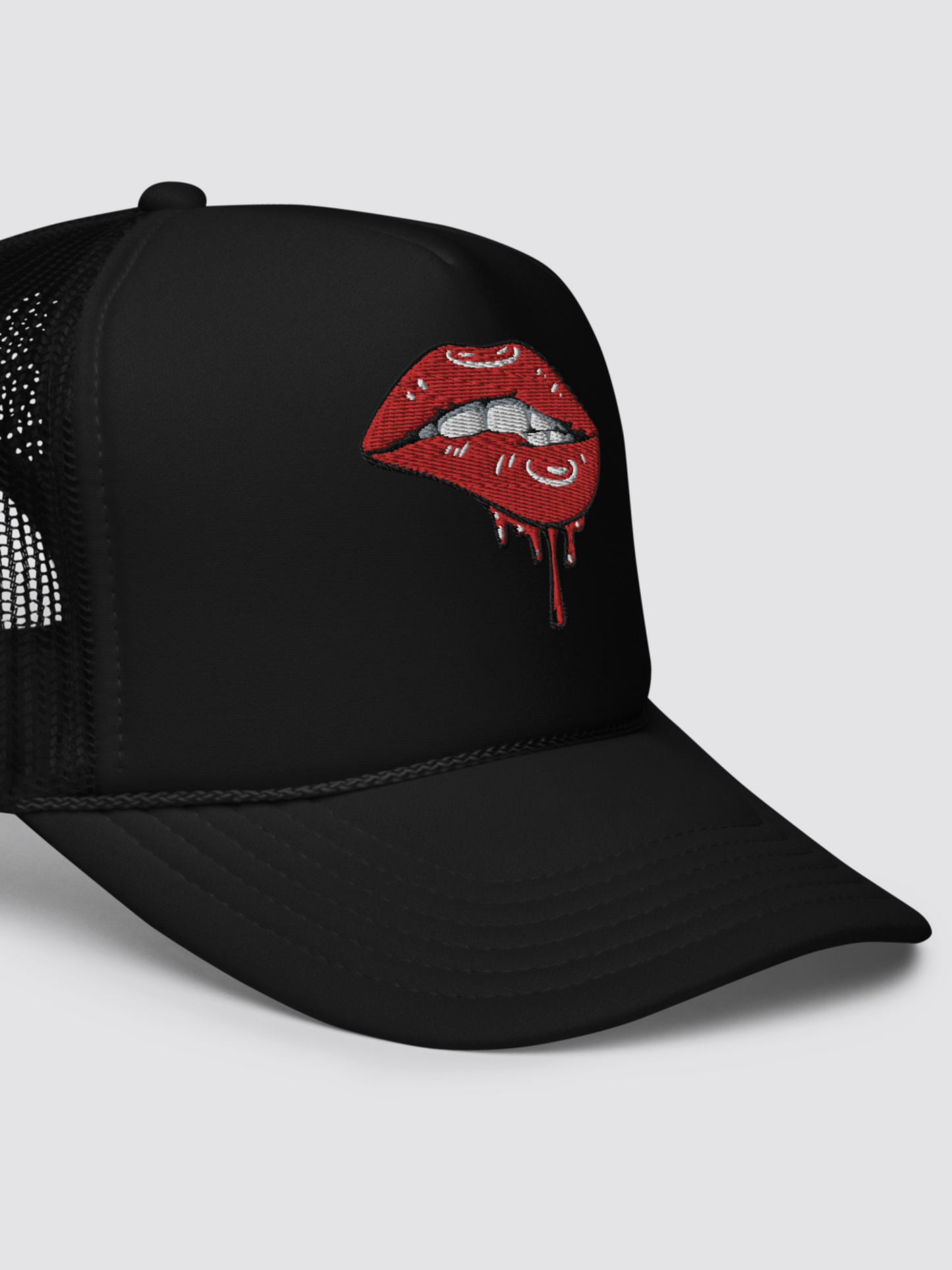 Lips Foam trucker hat