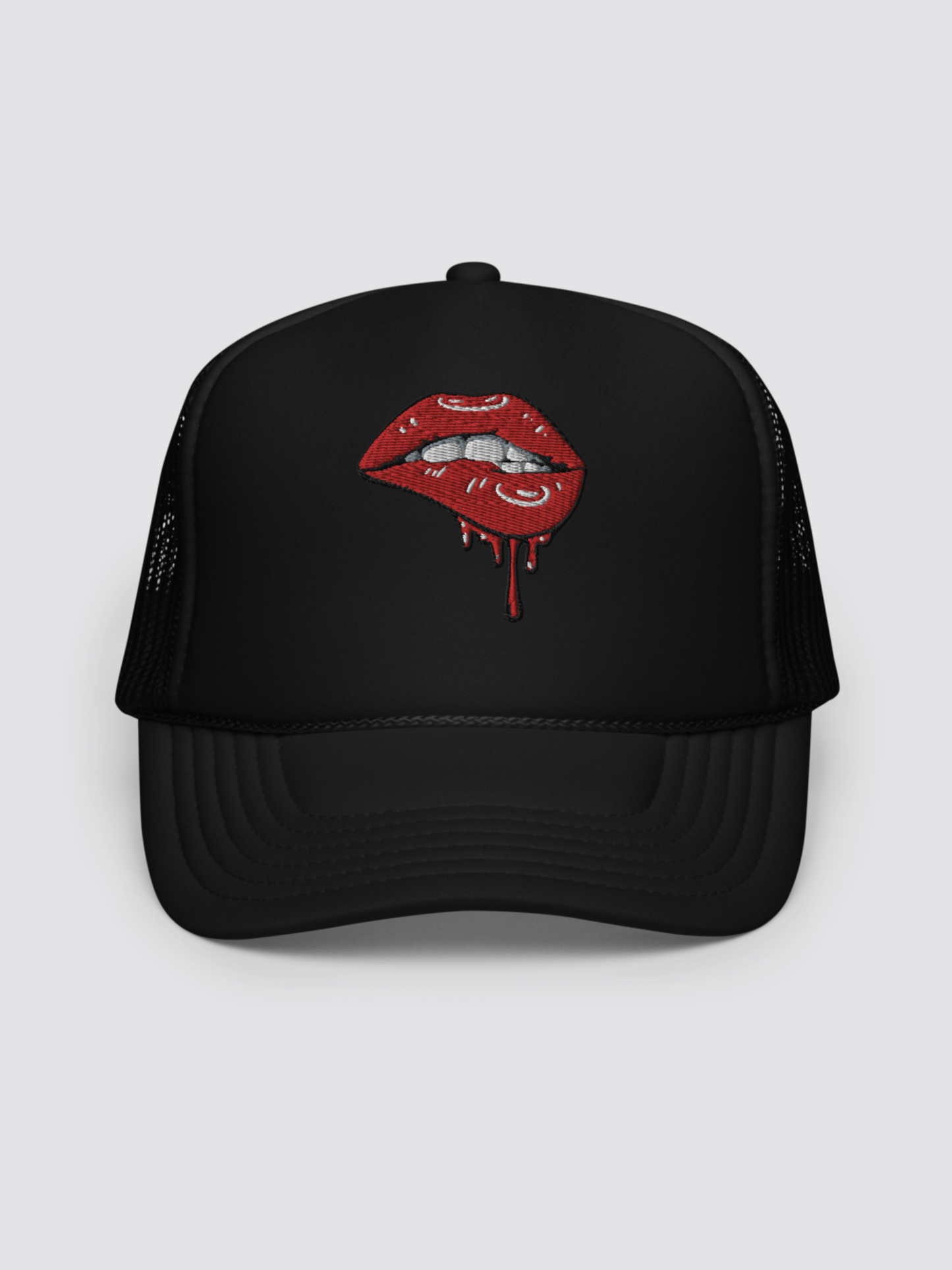 Lips Foam trucker hat