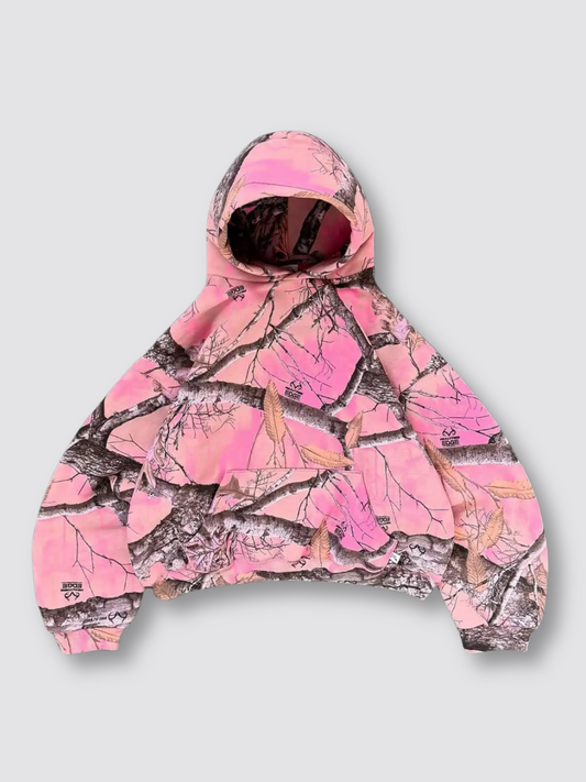 Camo Graphic Baggy Hoodie