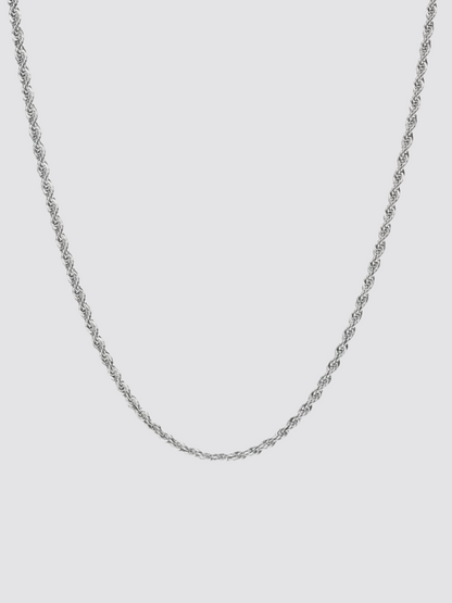 White Gold Rope Chain (3mm)