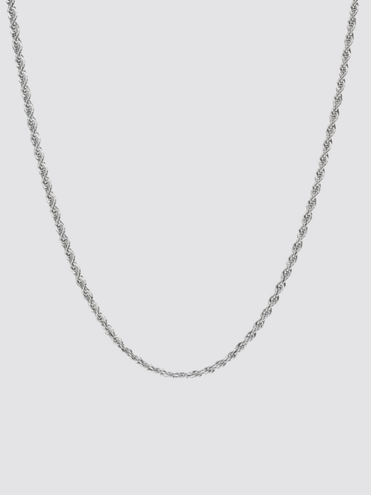 White Gold Rope Chain (3mm)