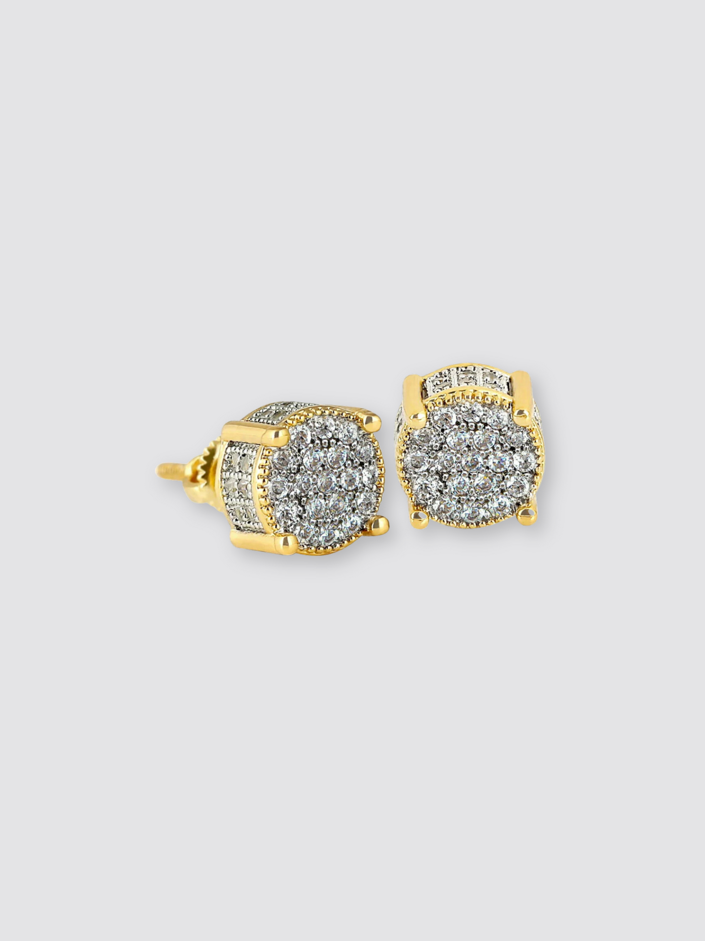 Cuban Diamond Earrings White Gold