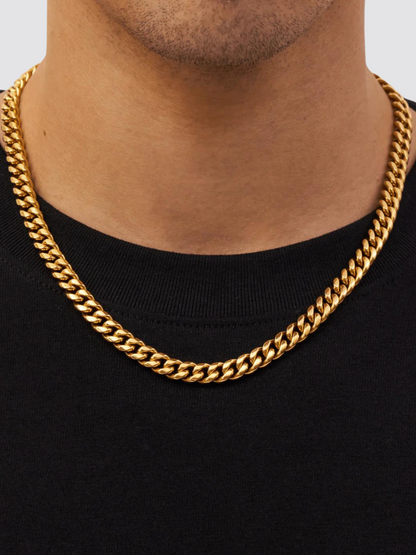 18k Gold Cuban Chain (8mm)