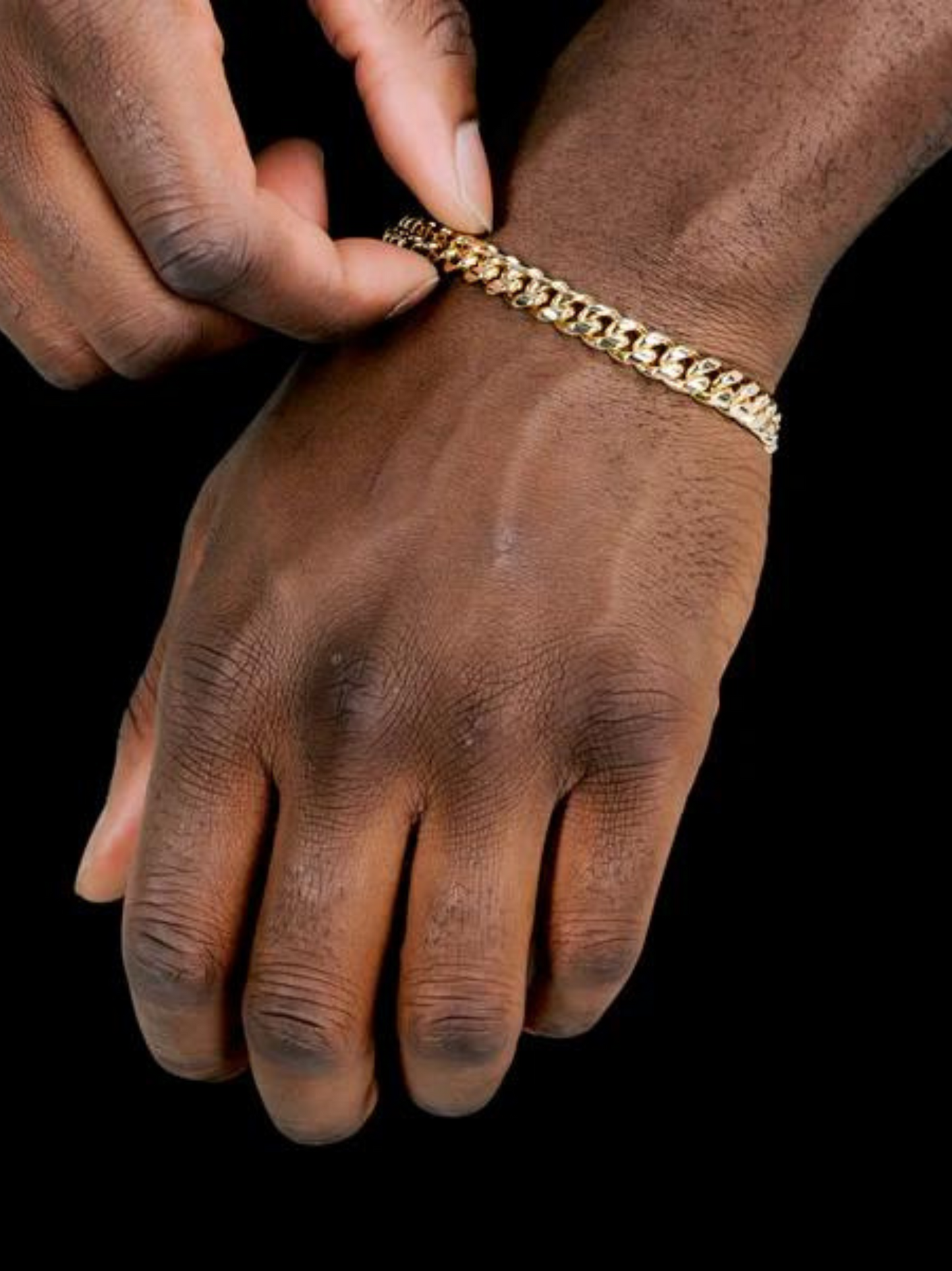 18k Gold Cuban Bracelet (8mm)