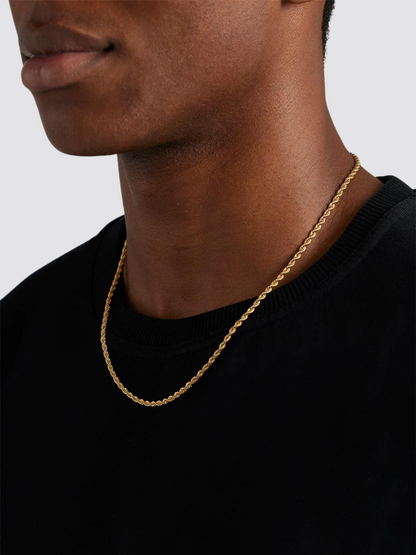 18k Gold Rope Chain (3mm)