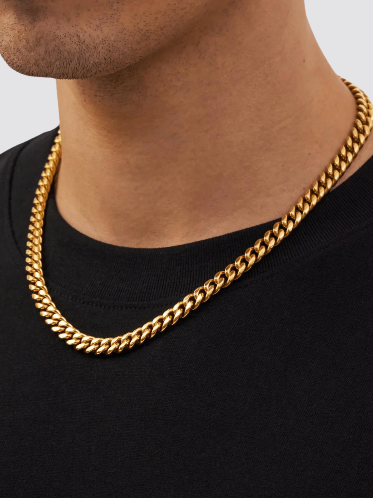 18k Gold Cuban Chain (8mm)