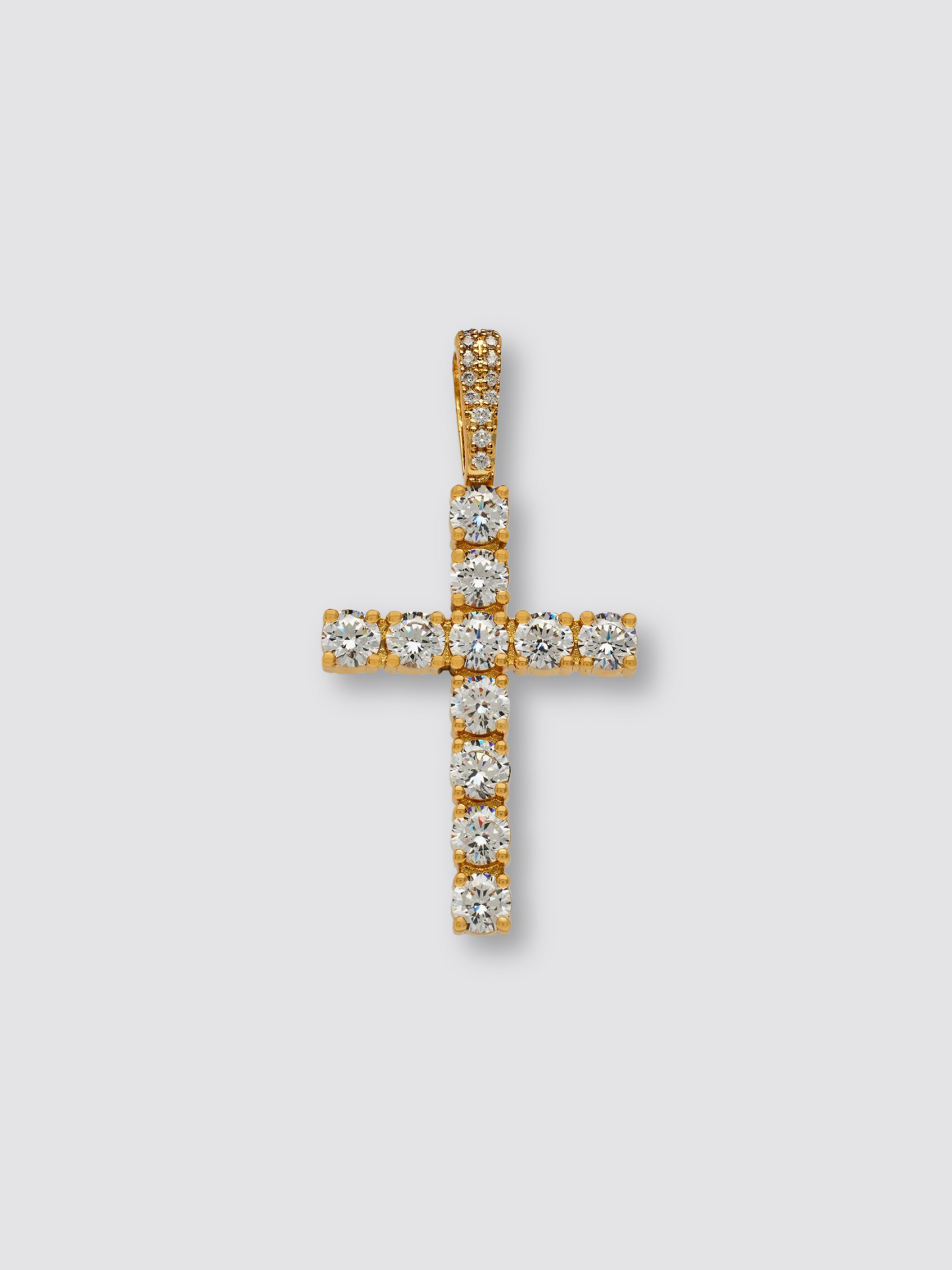 Diamond Cross 18k Gold