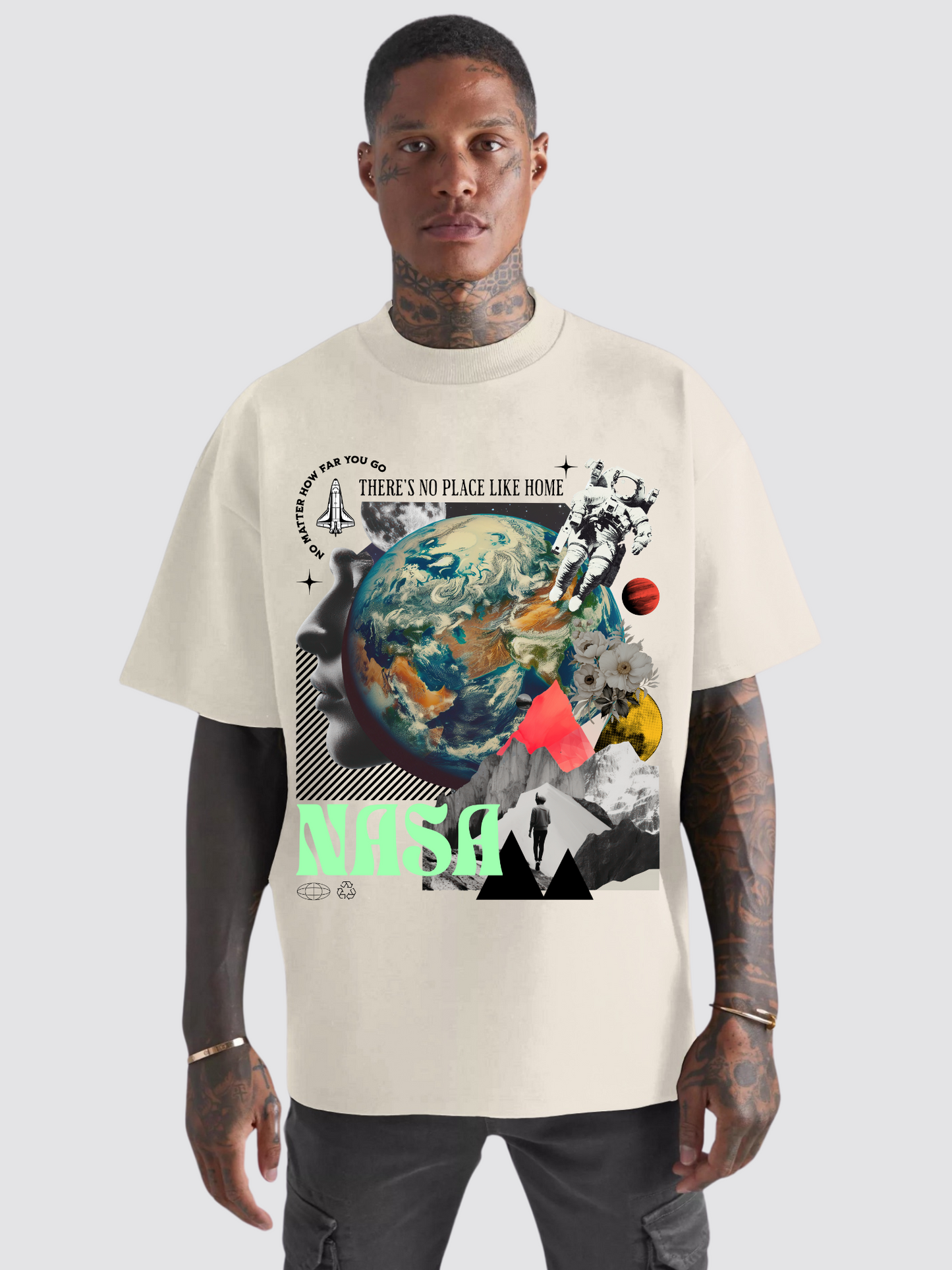 NASA Heavy Oversized T-Shirt