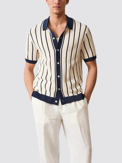 Knitted Striped Shirt