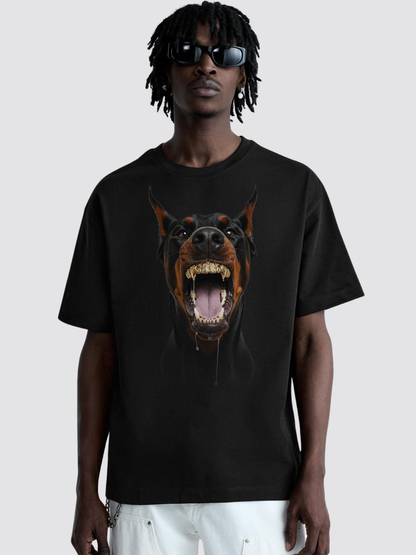 Doberman Oversized Heavy T-Shirt