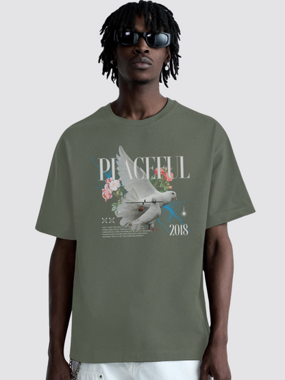 Peaceful Heavy Oversized T-Shirt