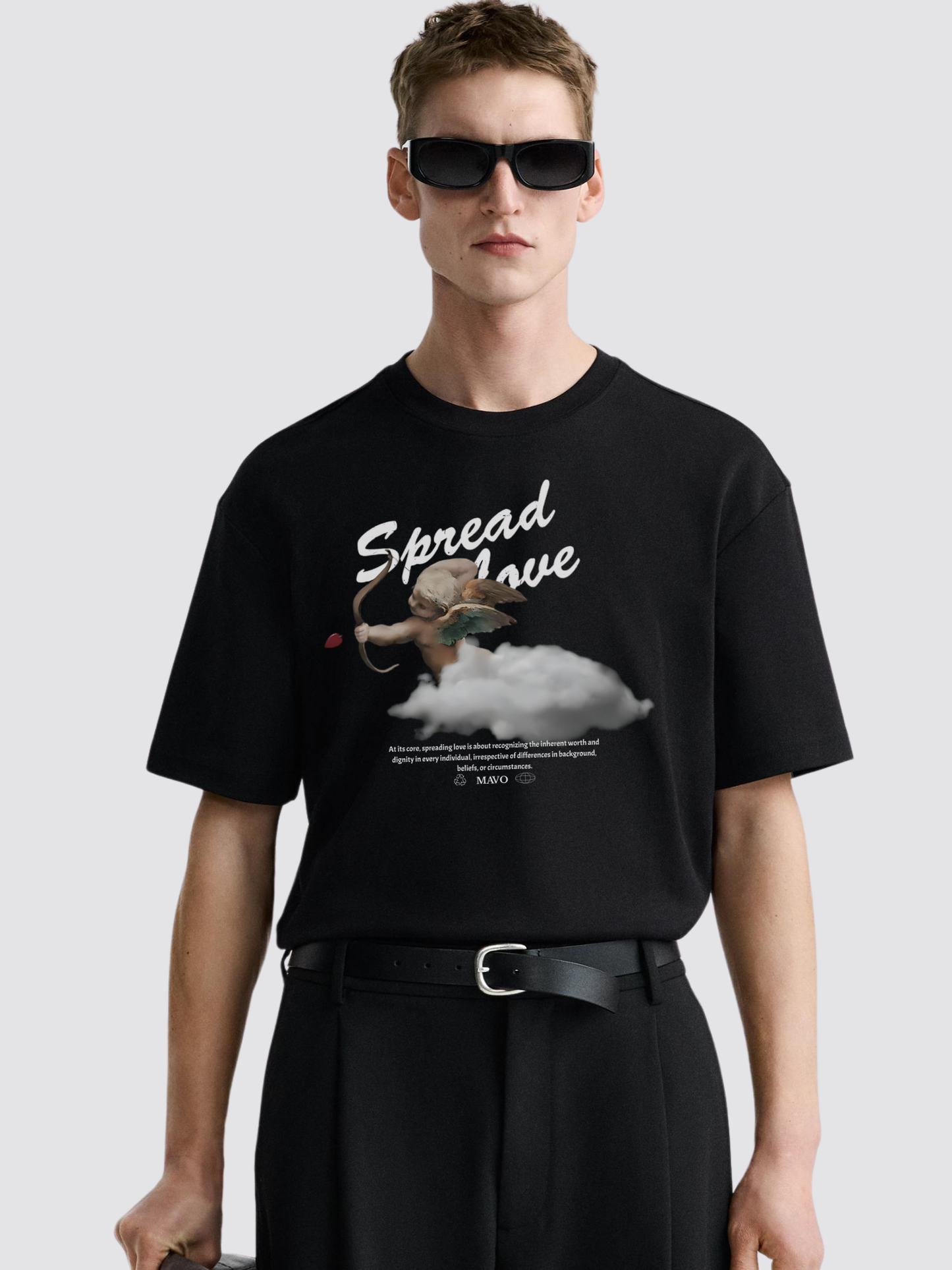 Spread Love Oversized Heavy T-Shirt