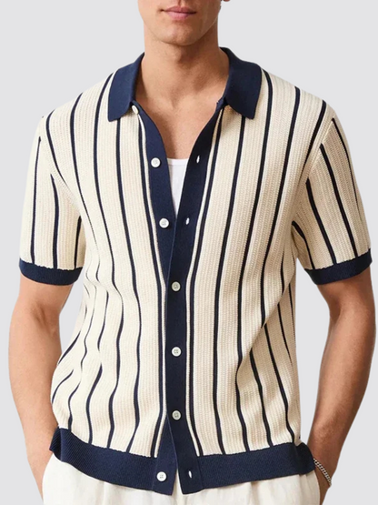 Knitted Striped Shirt