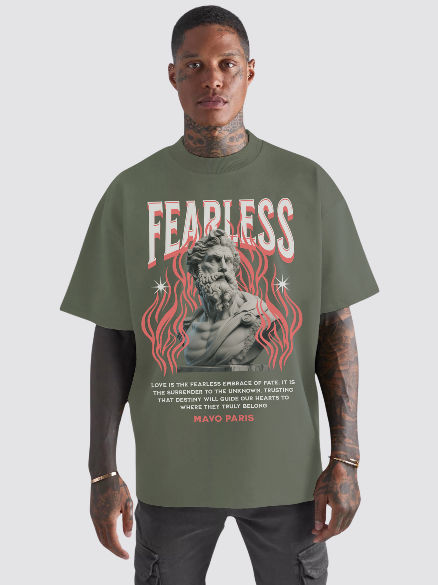 Fearless Heavy Oversized T-Shirt