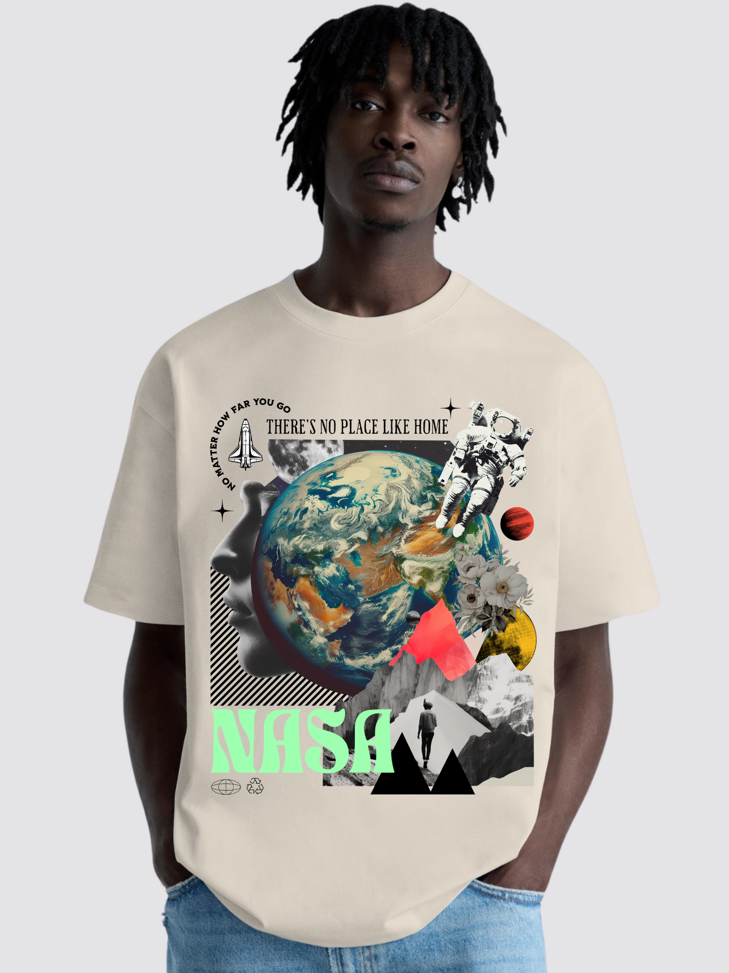 NASA Heavy Oversized T-Shirt