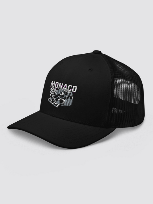 Monaco Embroidery Trucker Hat