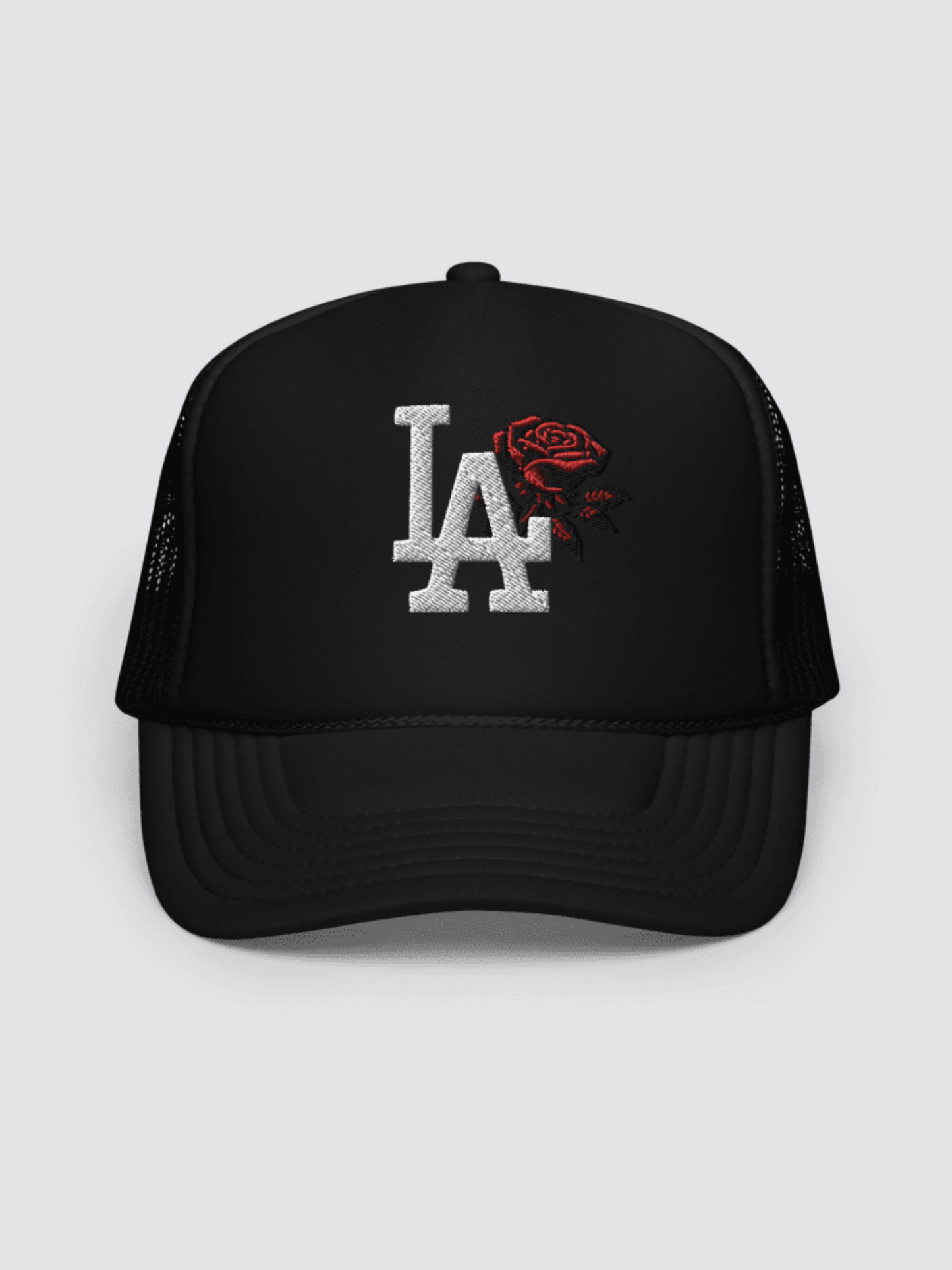 LA Rose Foam trucker hat